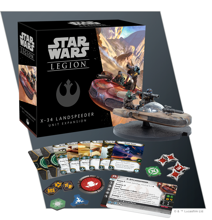 X 34 Landspeeder Unit Expansion (Star Wars Legion)