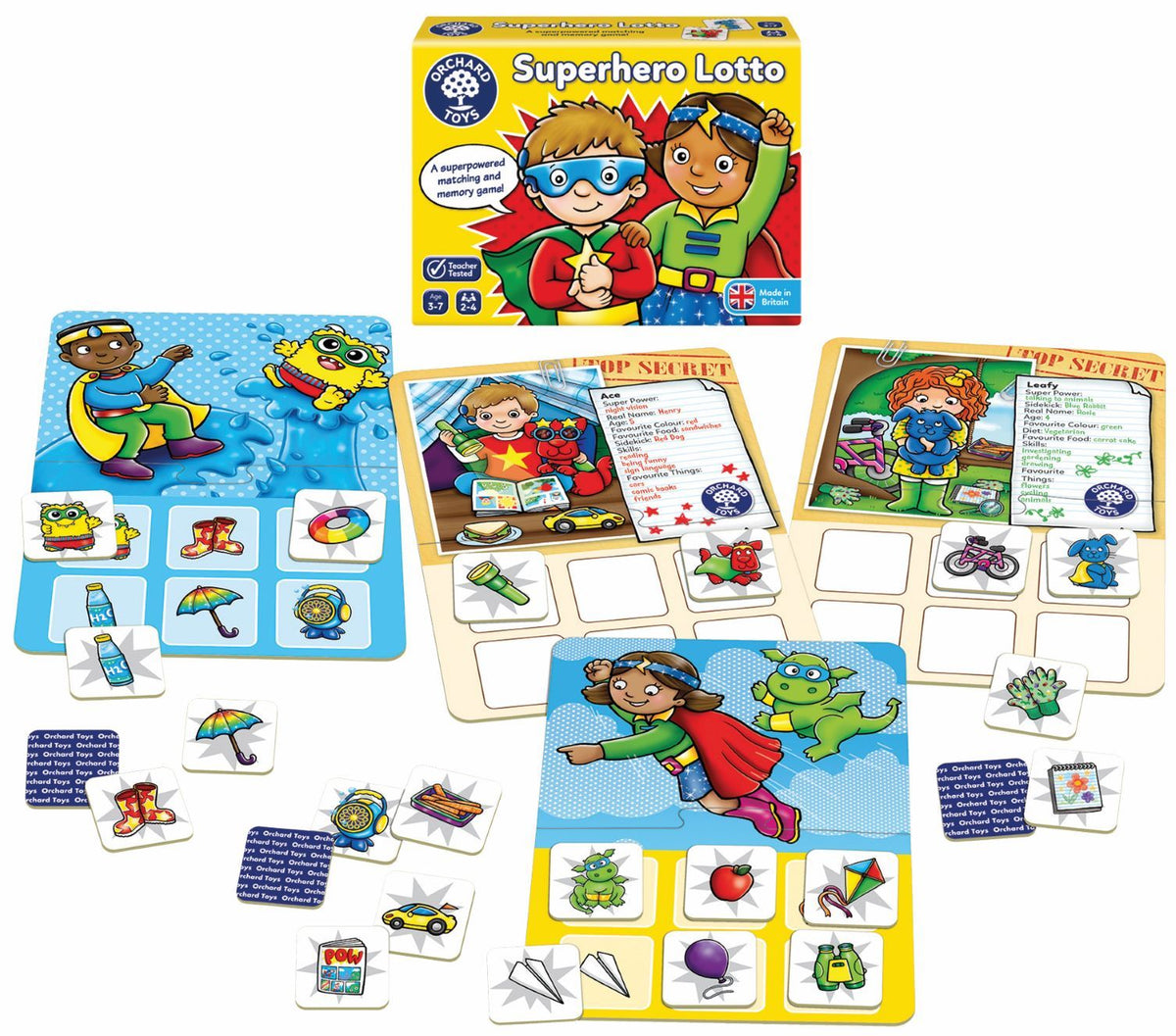 Orchard Game - Superhero Lotto
