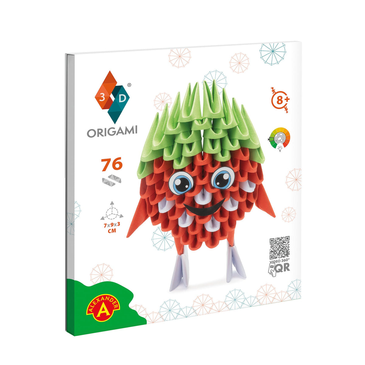 Strawberry (Origami 3D)
