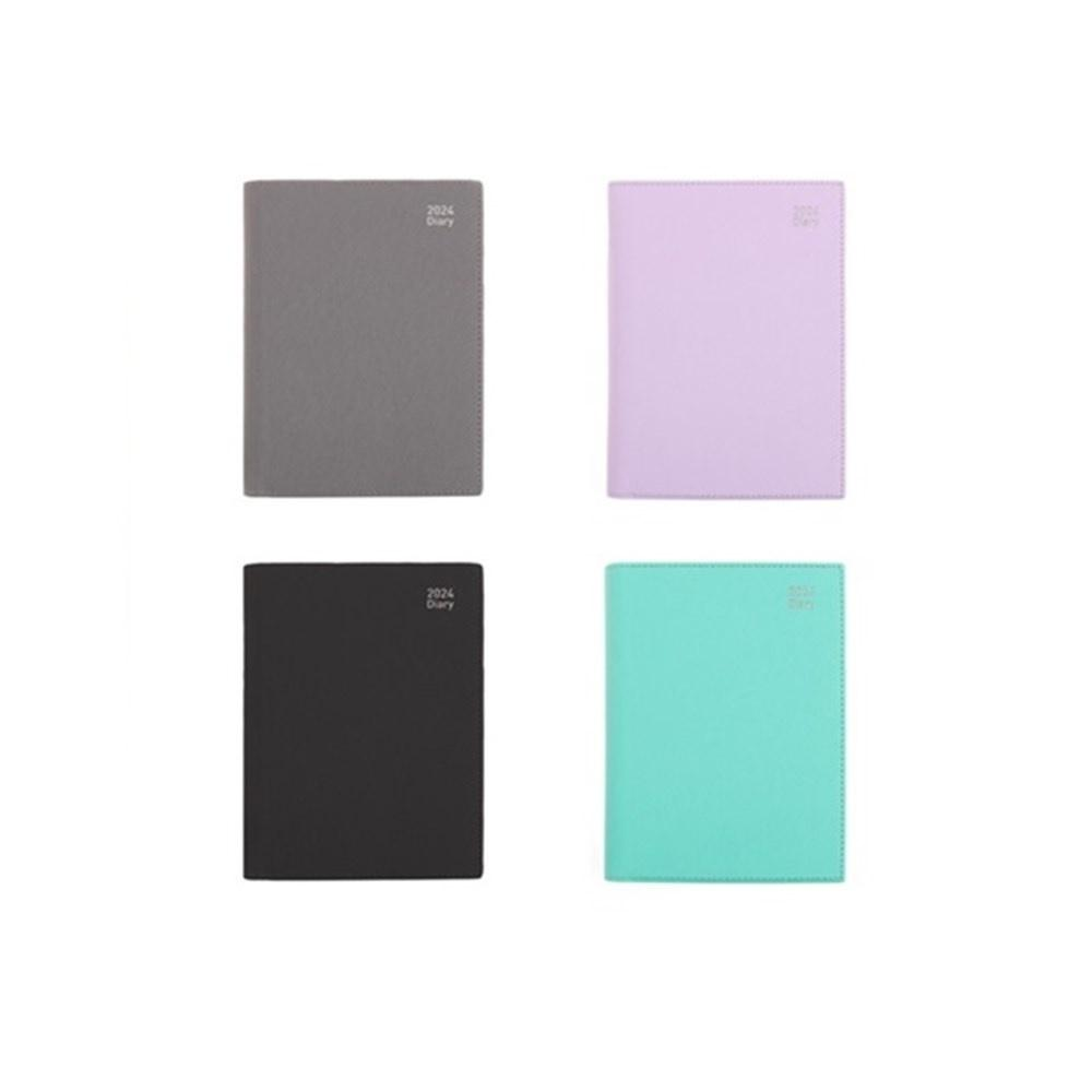 Dats 2024 Calendar Year Diary - Concealed Spiral A4 Week to View Assorted