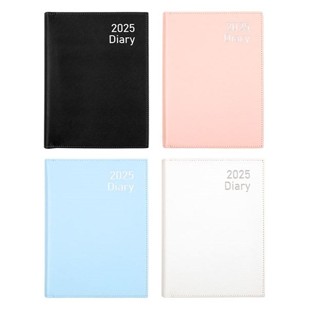 Dats 2025 Calendar Year Diary - Concealed Spiral A5 70180 Week to View Assorted