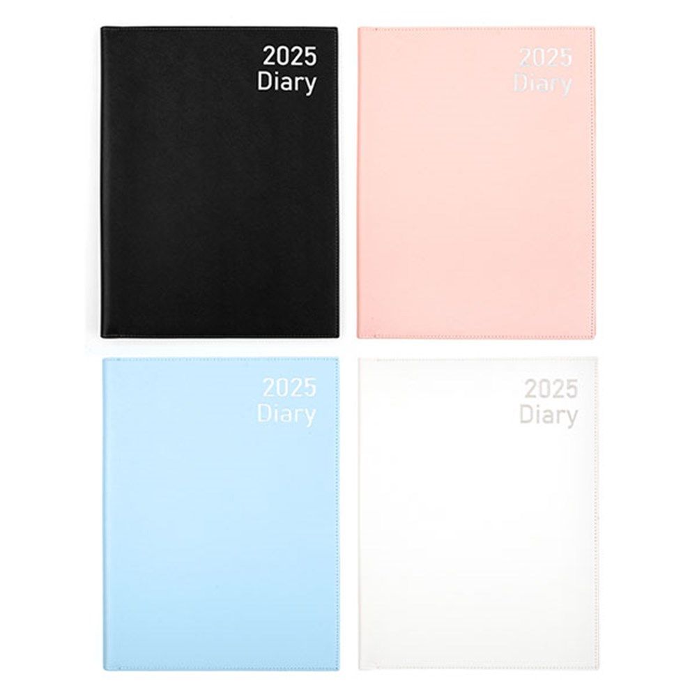 Dats 2025 Calendar Year Diary - Concealed Spiral A4 70183 Day to Page Assorted