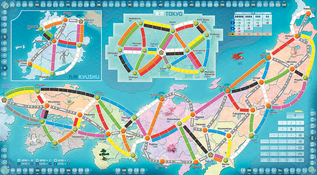Ticket To Ride Map Collection Vol. 7 Japan And Italy