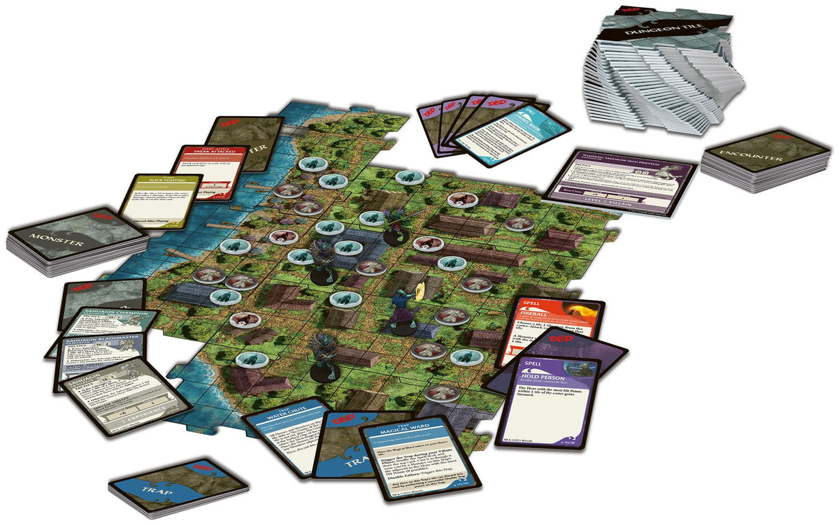 D&D Ghosts of Saltmarsh - Adventure System Board Game