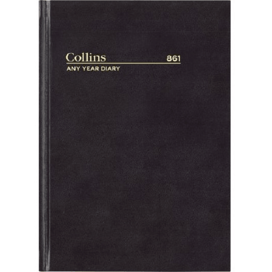 Collins Any Year Diary A5 861 3-DTP