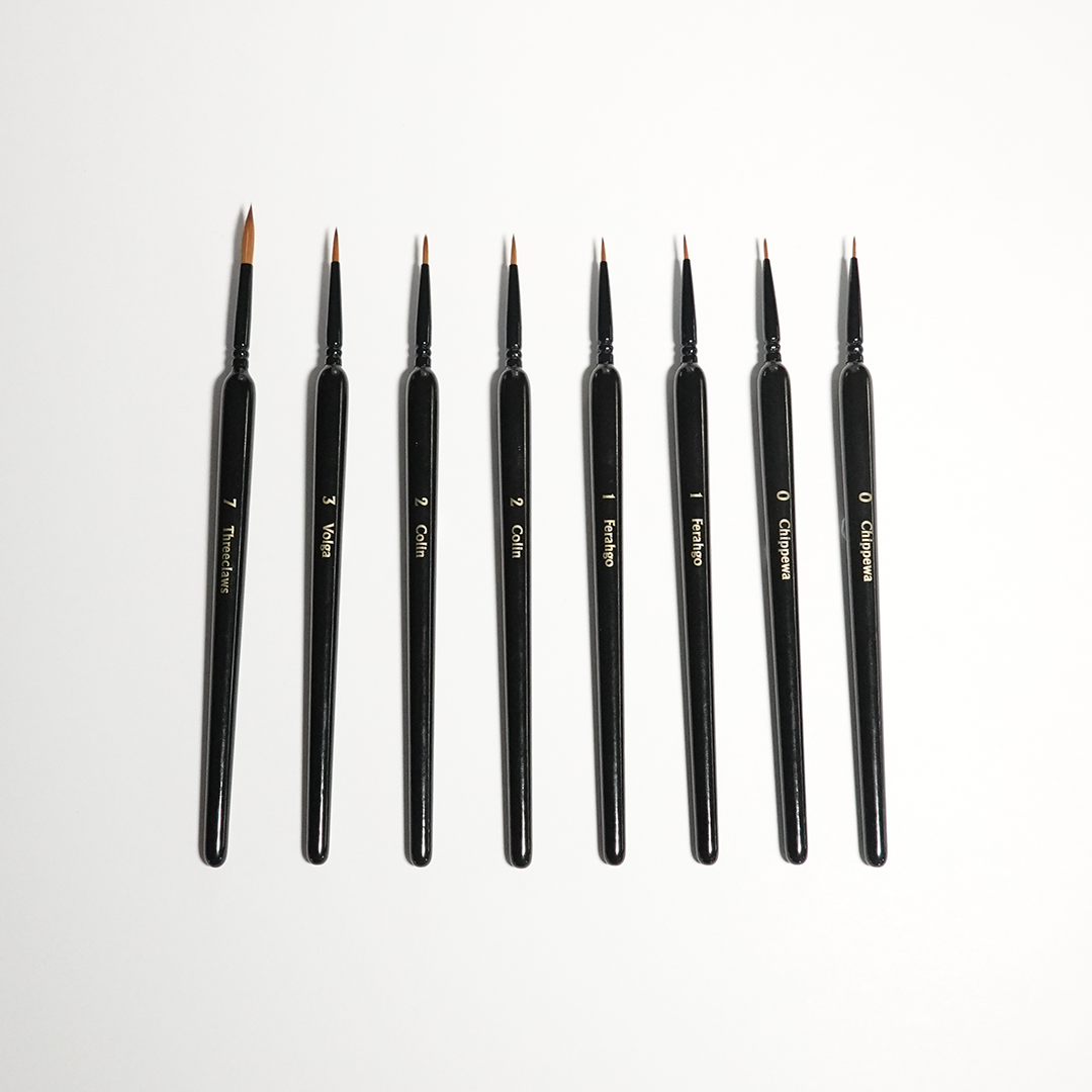 Sable's Kolinsky Brush Set (Chronicle Cards)