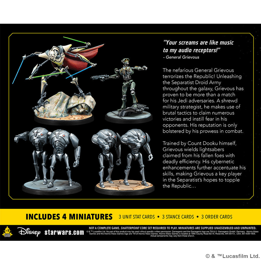 Appetite for Destruction: General Grievous Squad Pack (Star Wars: Shatterpoint)