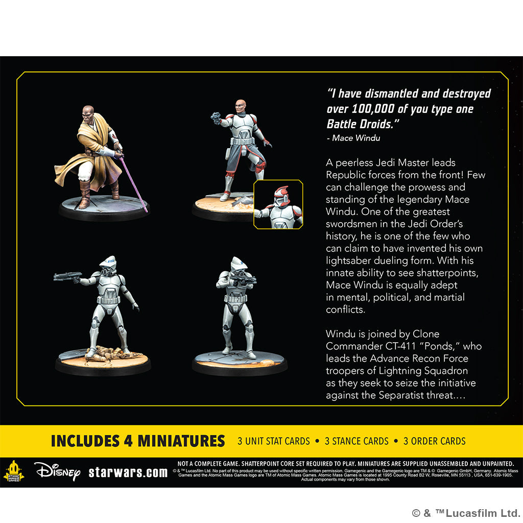 This Party's Over: Mace Windu Squad Pack (Star Wars: Shatterpoint)