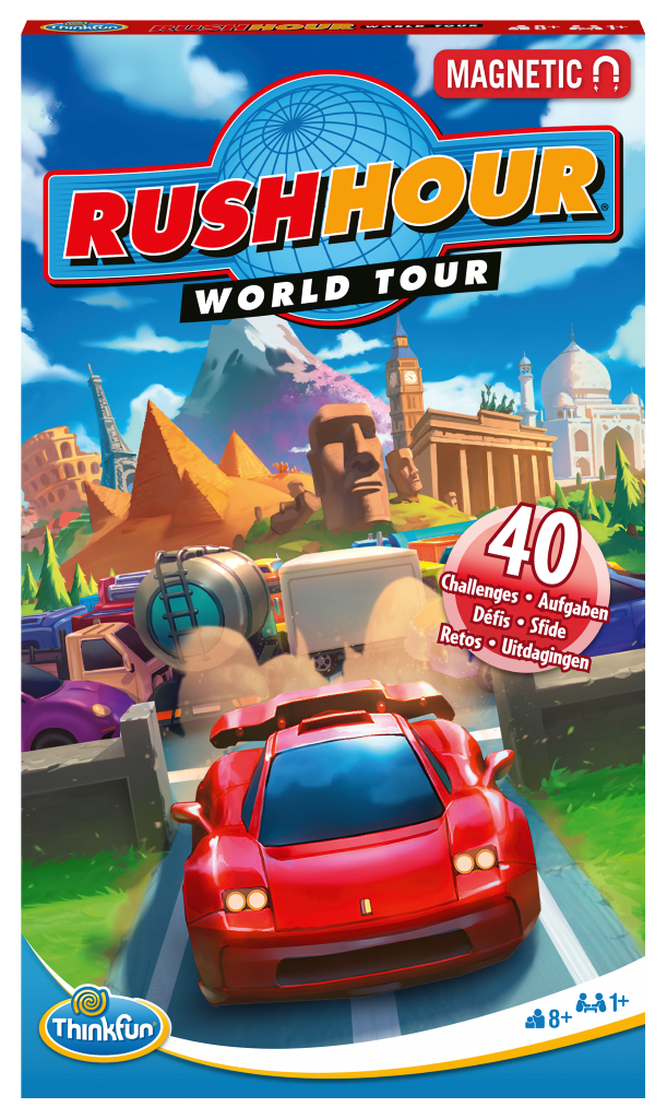 Rush Hour: World Tour - Magnetic Travel Puzzle (ThinkFun)