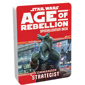 Star Wars RPG: Age of Rebellion - Commander: Strategist (Specialisation Deck)