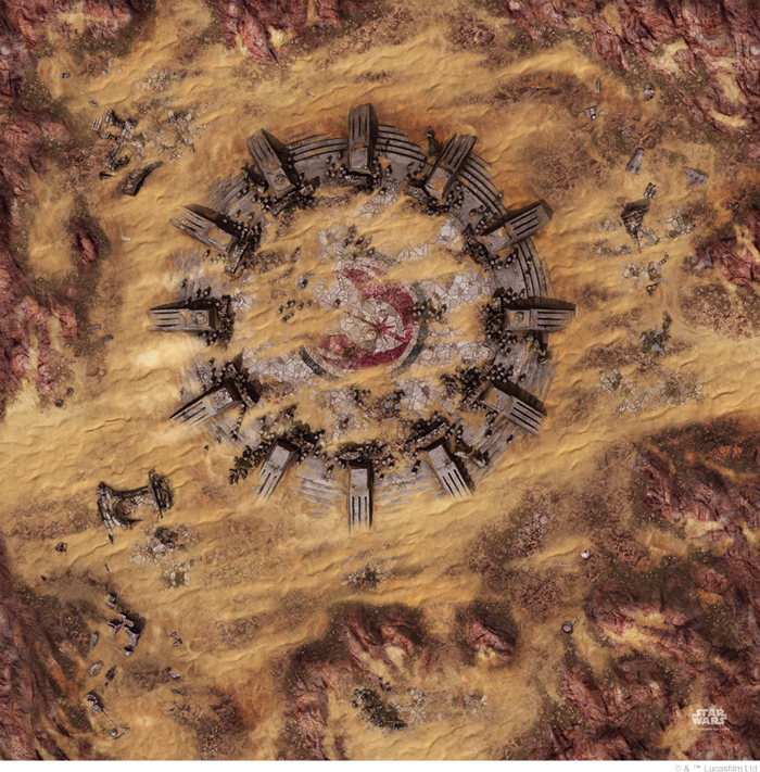 Desert Ruins Gamemat (Star Wars Legion)