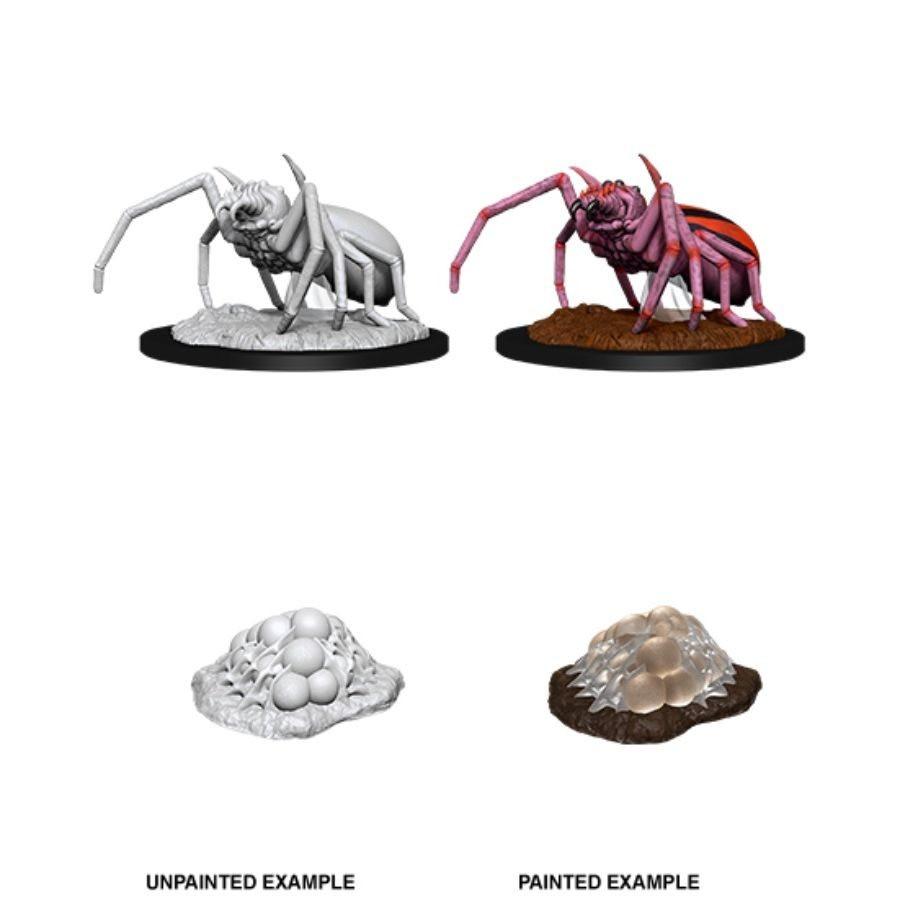 D&D - Giant Spider & Egg Clutch (Nolzurs Marvelous Unpainted Miniatures)