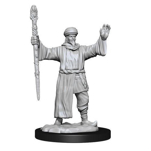 D&D - Human Wizard Male (Nolzurs Marvelous Unpainted Miniatures)