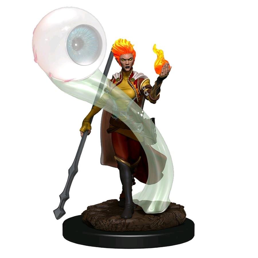 D&D - Fire Genasi Wizard Female (Premium Painted Figures)