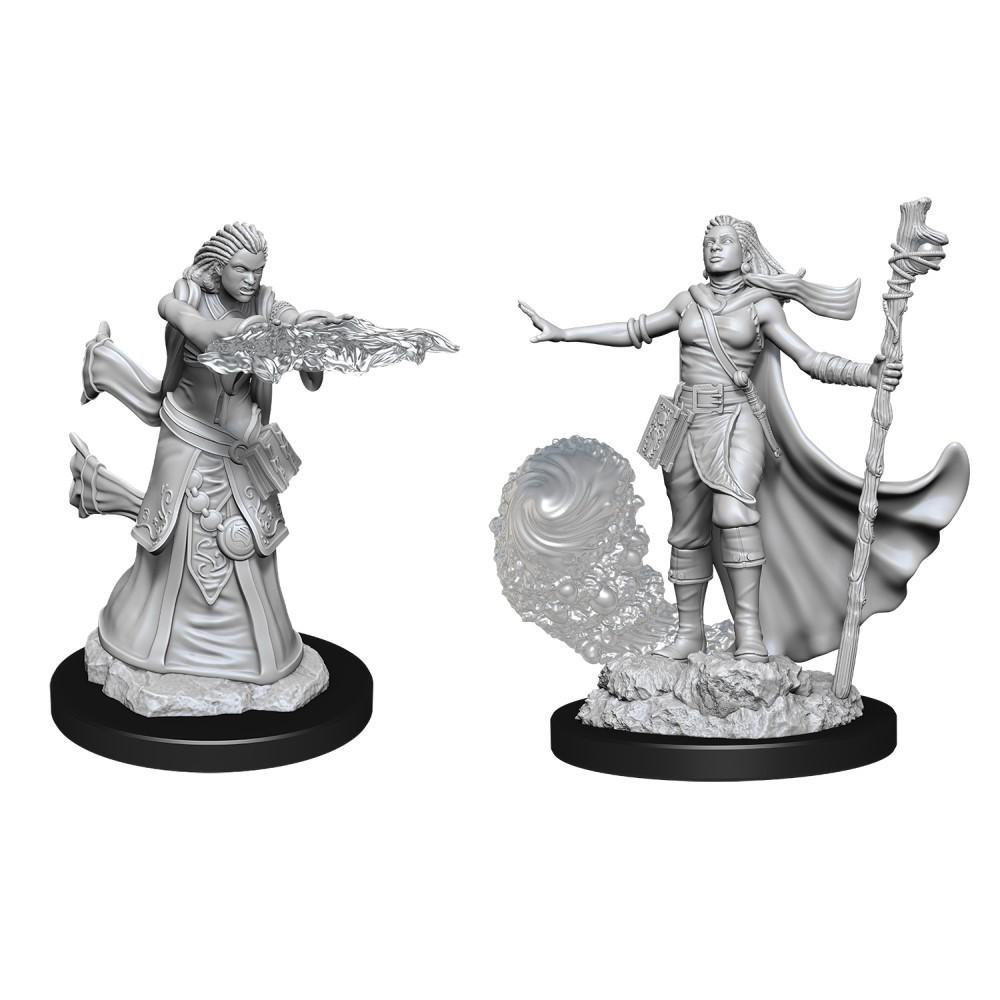 D&D - Female Human Wizard (Nolzurs Marvelous Unpainted Miniatures)