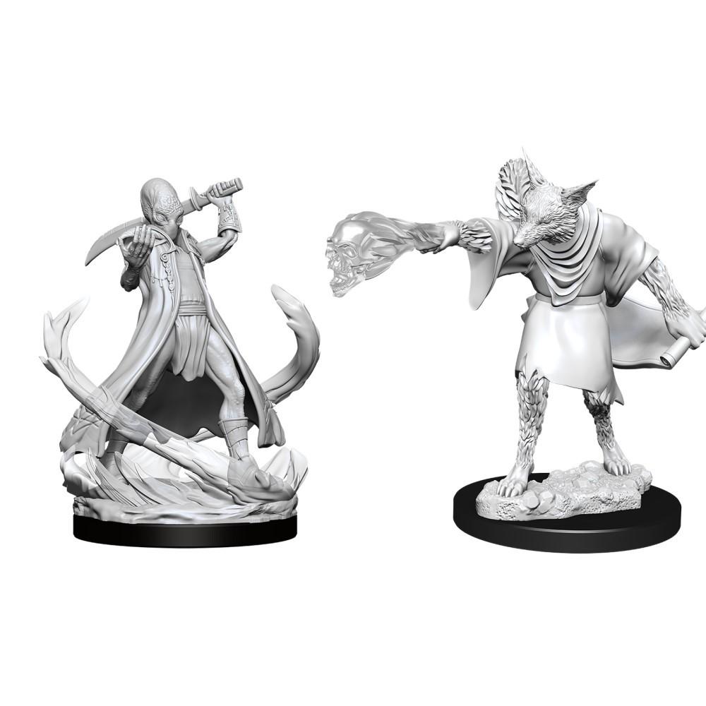 D&D - Arcanaloth & Ultroloth (Nolzurs Marvelous Unpainted Miniatures)