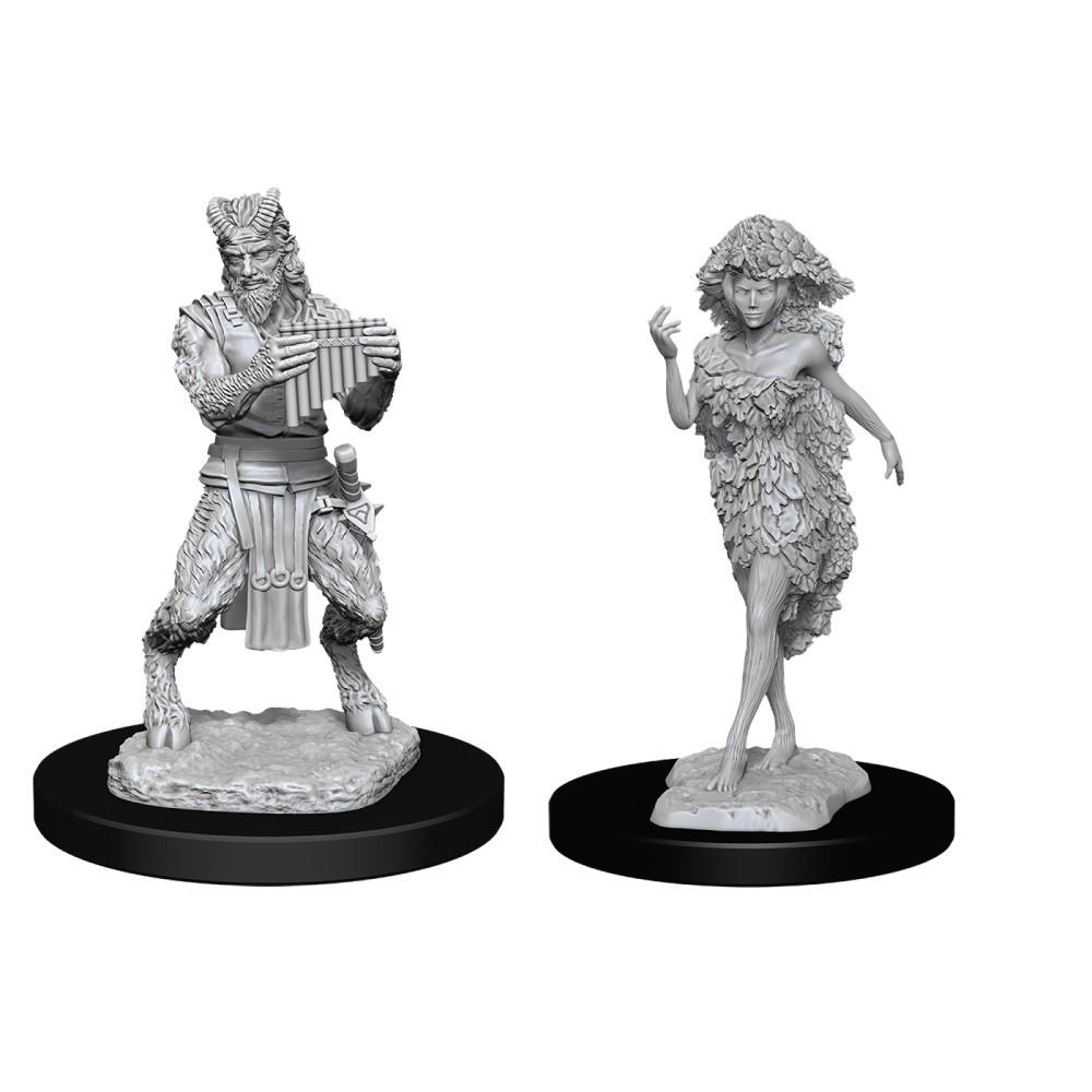 D&D - Satyr & Dryad (Nolzurs Marvelous Unpainted Miniatures)