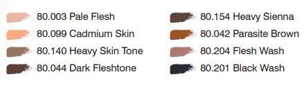 Fleshtones (WizKids Premium Paint Set)
