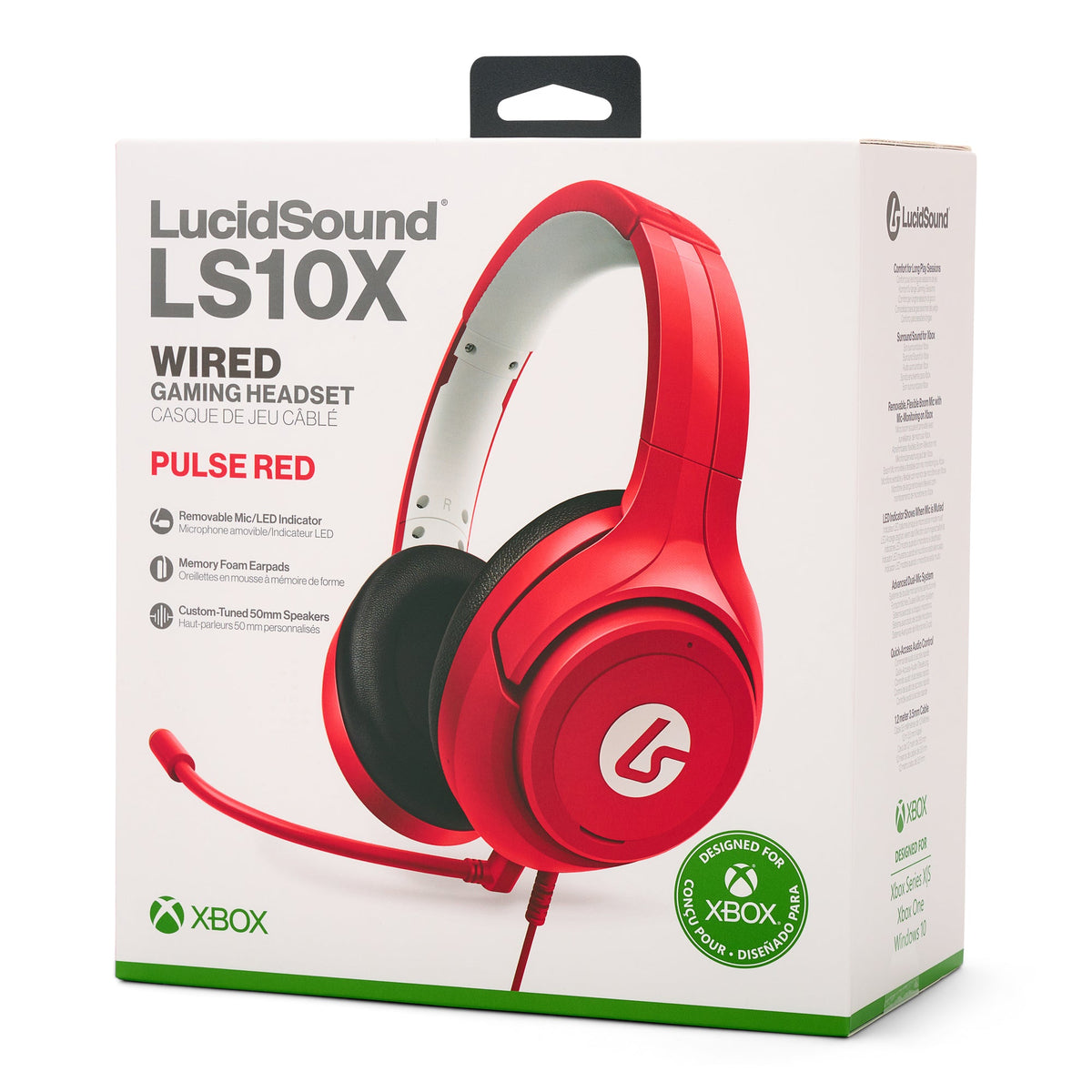 LucidSound LS10X Wired Gaming Headset for Xbox Series X|S - Pulse Red