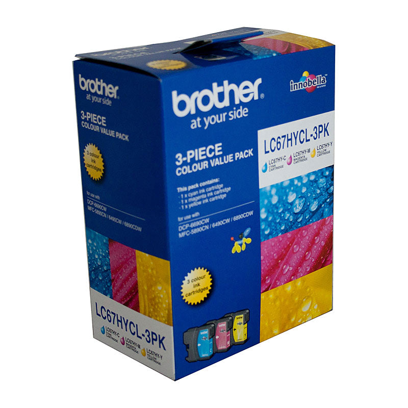 Brother LC 67 High Yield CMY