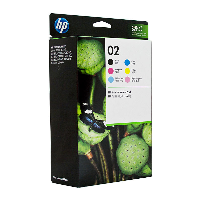 HP 02 Photo Value Pack - CG849AA..- Full set.