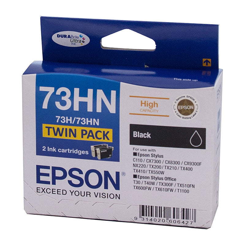 Epson 73HN HY Black Twin Pack