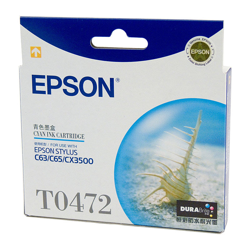 Epson T0472 Ink Cartridge Cyan - C63