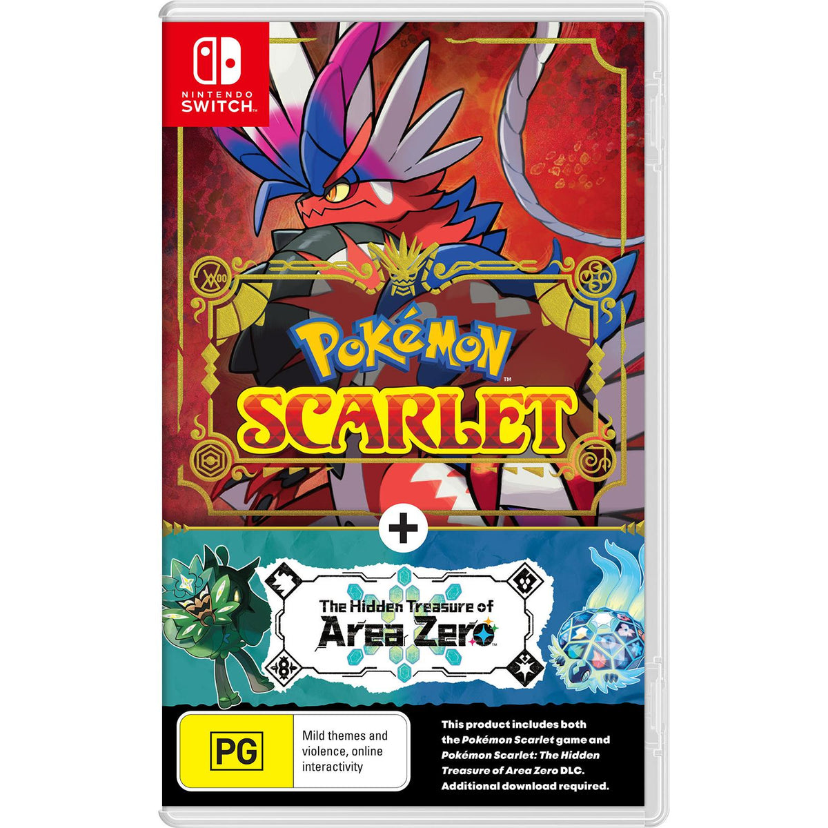 Pokemon Scarlet and The Hidden Treasure of Area Zero (Expansion Bundle)