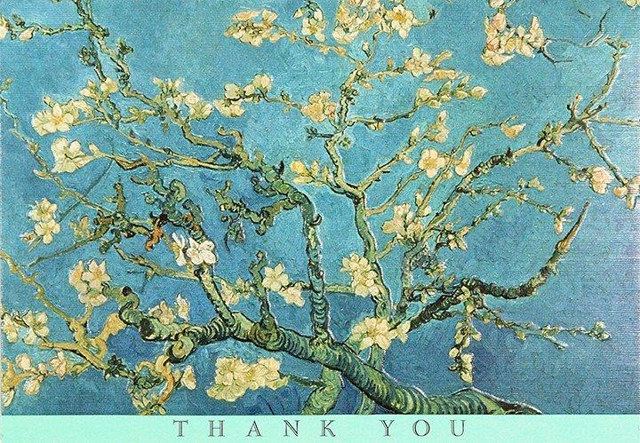 Peter Pauper Thank You Note Almond Blossom