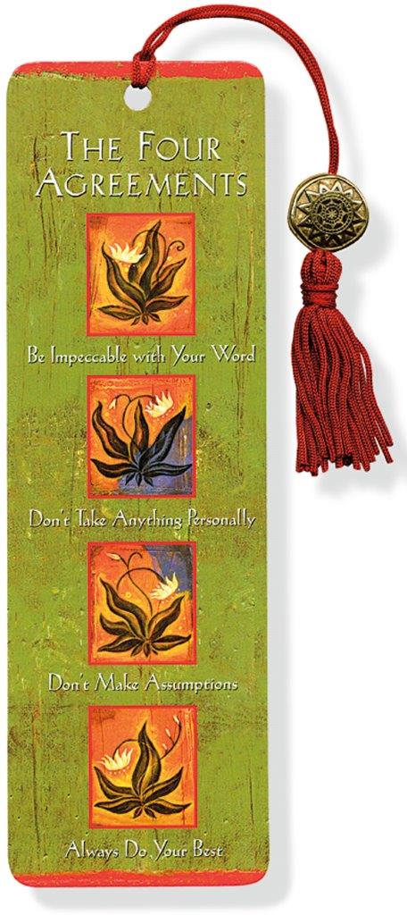 Peter Pauper Beaded Bkmk Four Agreements