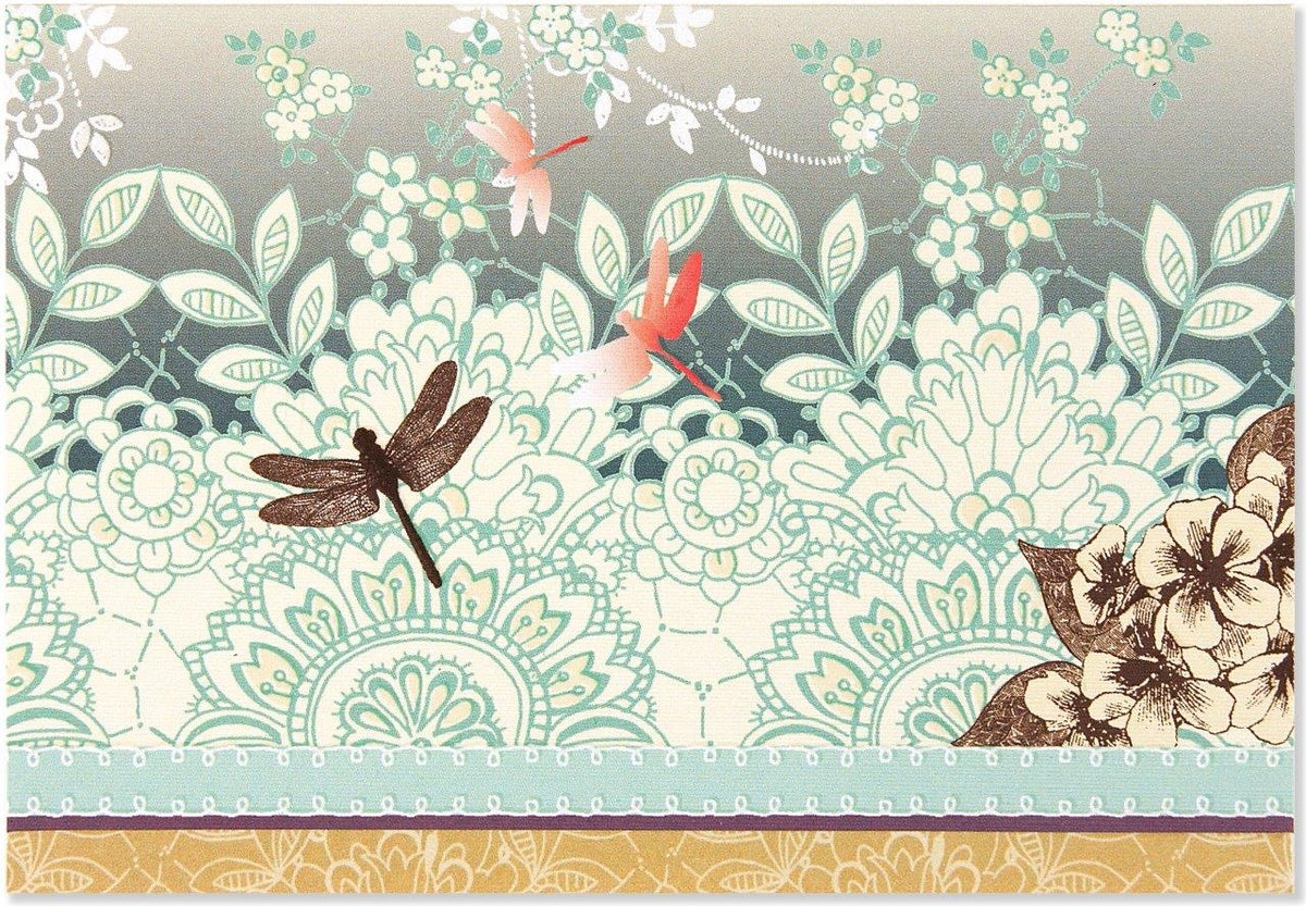 Peter Pauper Note Card Dragonfly