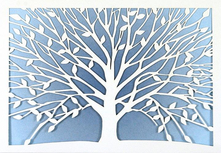 Peter Pauper Note Card Laser Tree Of Life