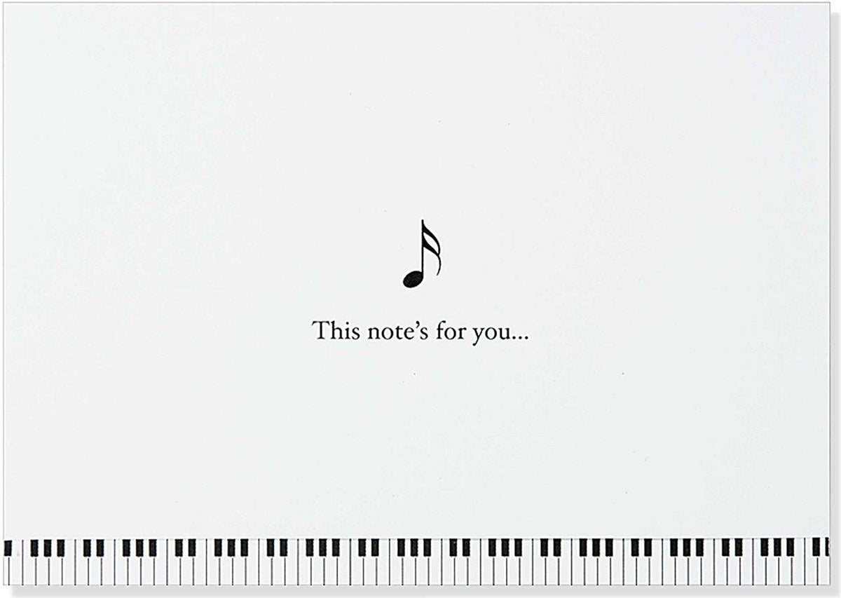 Peter Pauper Note Card Music