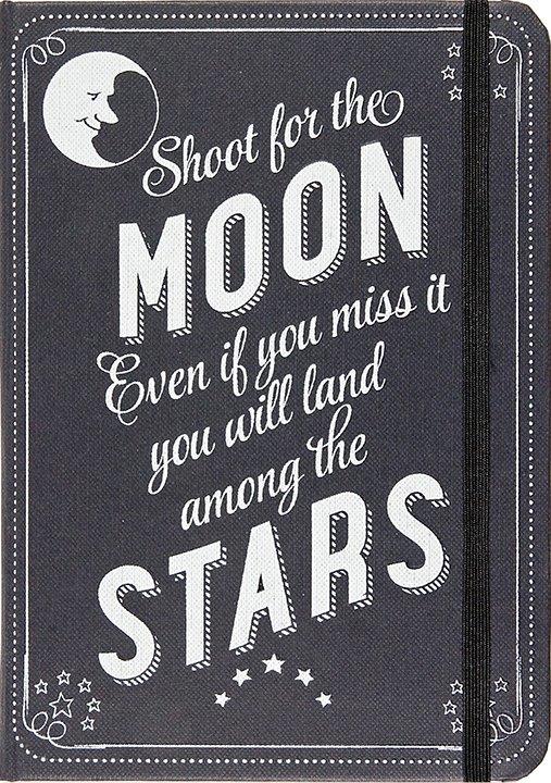 Peter Pauper Sm Jrnl Shoot For The Moon