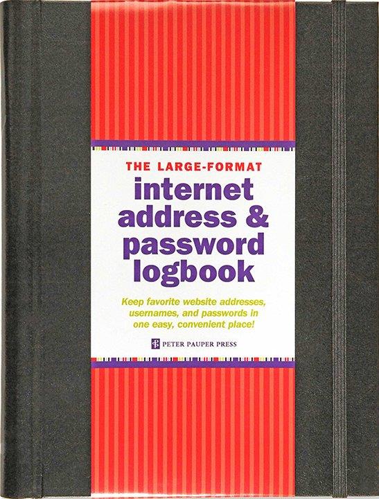 Peter Pauper Internet Log Bk Large Black