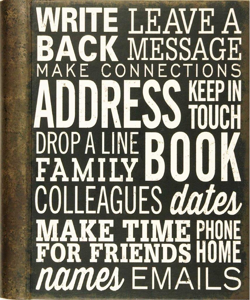 Peter Pauper Lg Addr Bk Making Connections