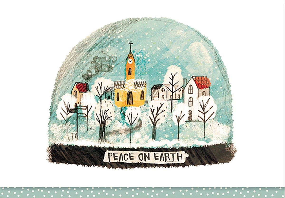 Peter Pauper Mini Box: Village Snowglobe