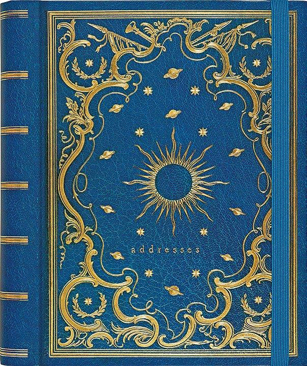 Peter Pauper Lg Addr Bk Celestial