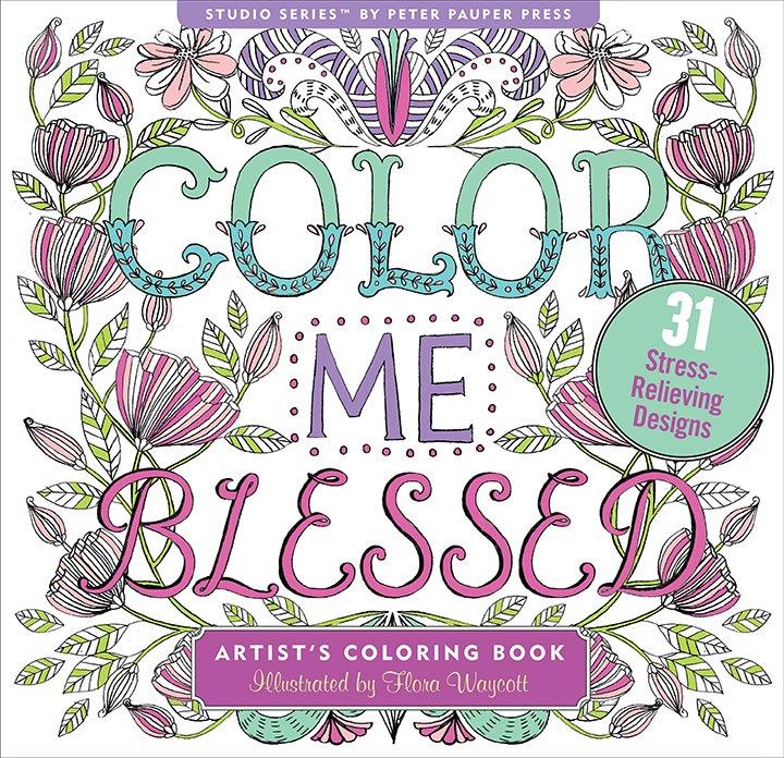 Peter Pauper Color Bk Color Me Blessed