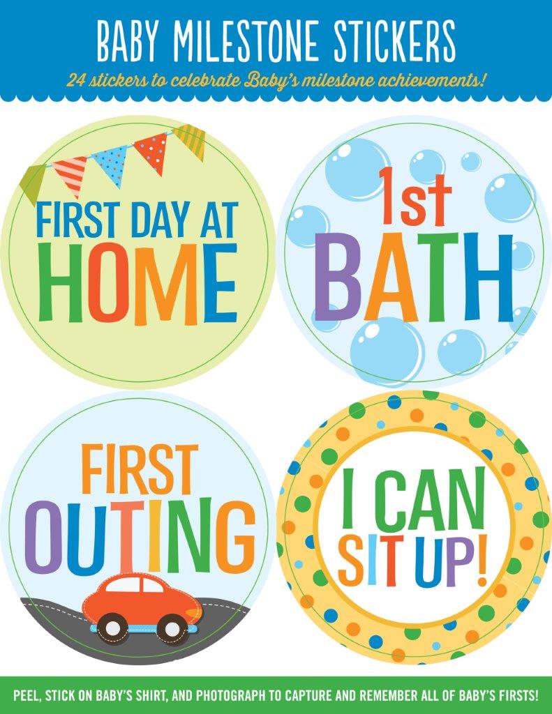 Peter Pauper Baby Stickers Milestones