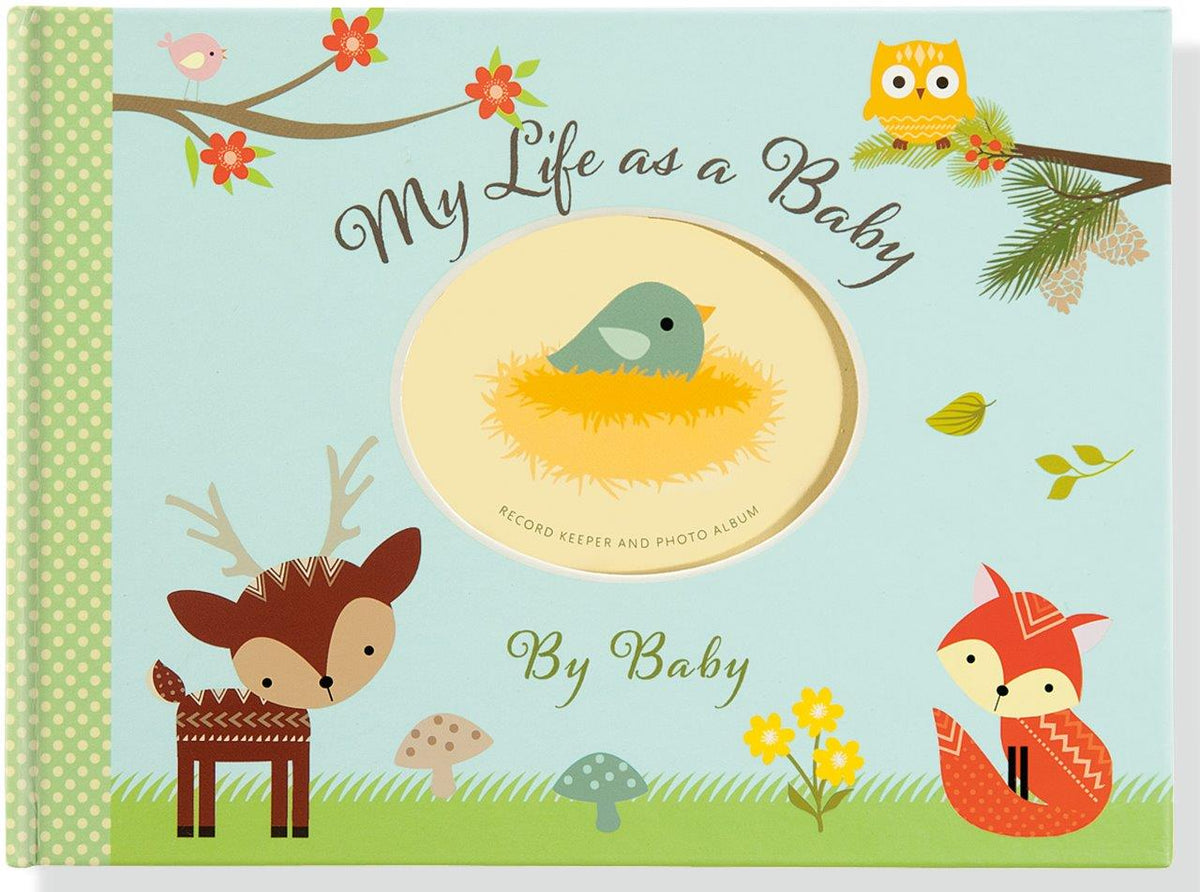 Peter Pauper Baby Record Keeper Woodland