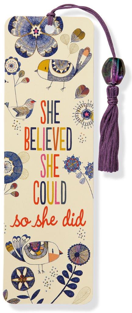 Peter Pauper Beaded Bkmk She Believed She