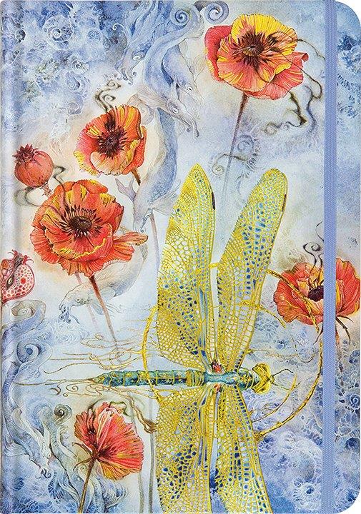 Peter Pauper Sm Jrnl Indigo Dragonfly