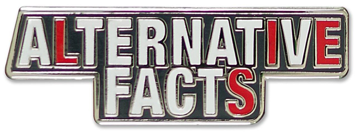 Peter Pauper Enamel Pin Alternative Facts