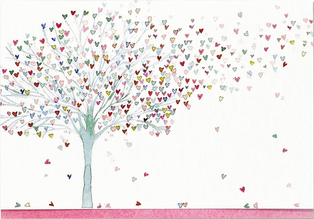 Peter Pauper Note Card Tree Of Hearts