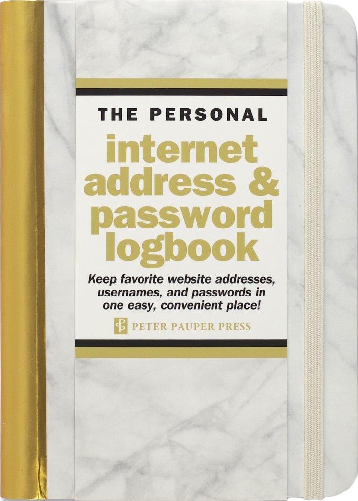 Peter Pauper Internet Log Bk Marble