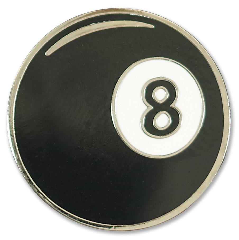 Peter Pauper Enamel Pin 8 Ball