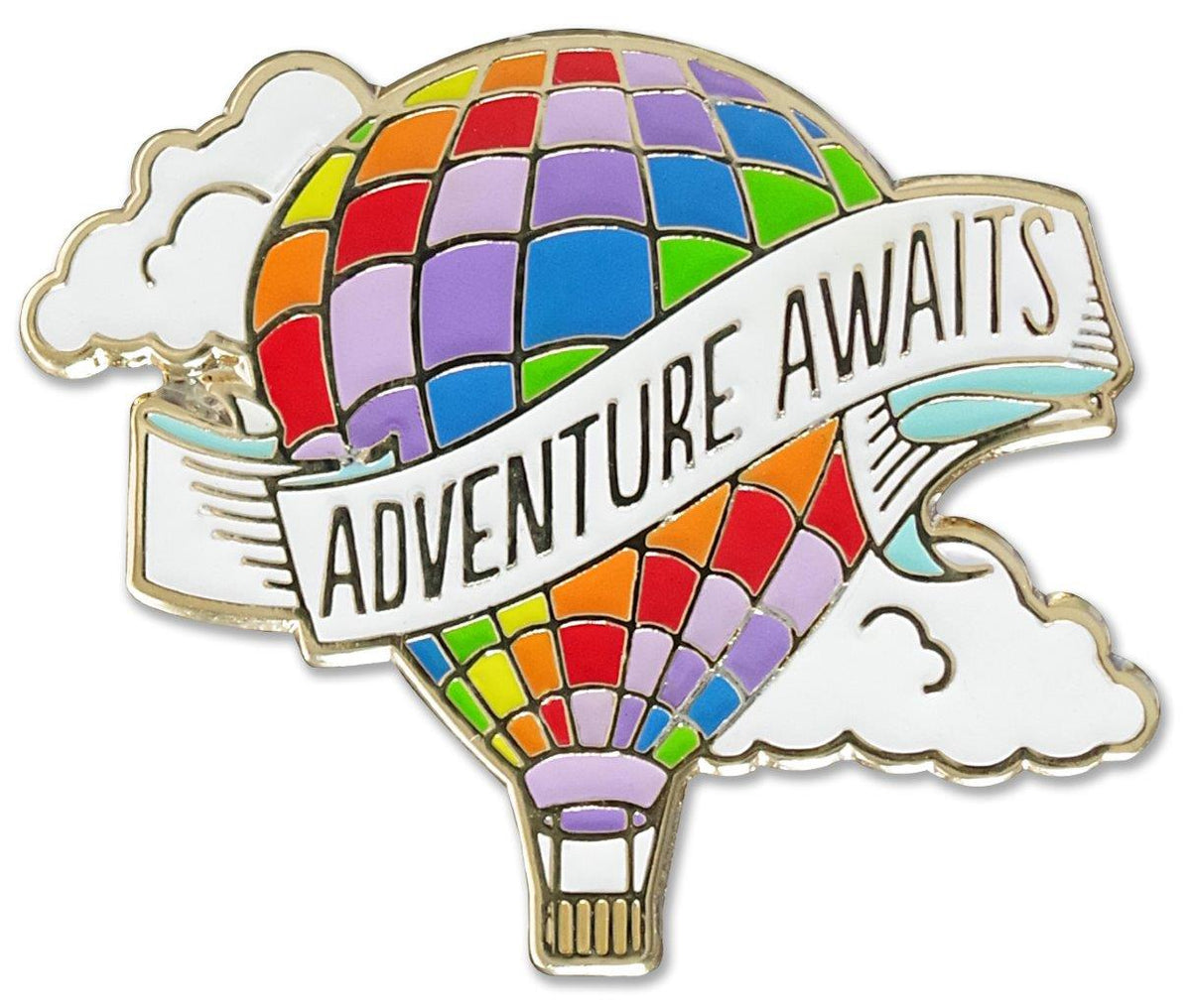 Peter Pauper Enamel Pin Adventure Awaits