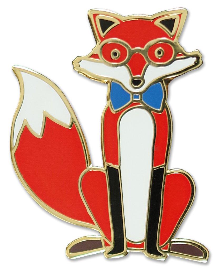 Peter Pauper Enamel Pin Fox