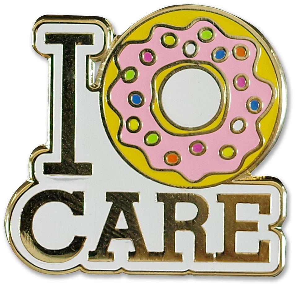 Peter Pauper Enamel Pin I Donut Care
